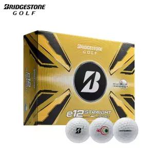 브리지스톤 E12 STRAIGHT 골프공 화이트 12구 3피스 비거리볼 석교상사
