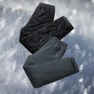 남성 겨울 바지 밴딩 기모 캐주얼 남성 방한 바지 패딩 팬츠 트레이닝 등산 낚시용 솜바지 겨울 작업복 바