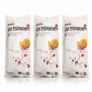 설빙 한입쏙 미니붕어빵 팥 375g 3개