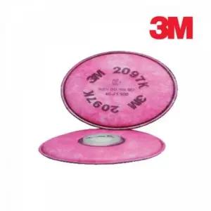 3M 방진 필터 2097K 호흡보호구 마스크필터 2개입 마스크리필용 산업용마스크 일반방독면