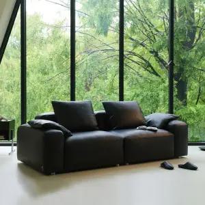 [룸스프레이증정][다우닝] 모도 3인 모듈 전체 내추럴가죽 소파