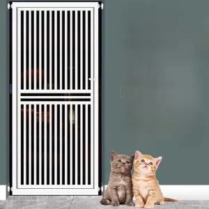 무타공 방묘문 펜스 펫도어 강아지 휀스 현관 대형견