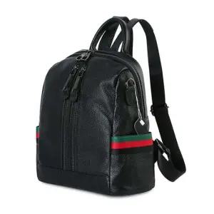 FC49 고급 가죽 블랙 여성 백팩 데일리 출퇴근 숄더백 가죽백팩 여성백팩 출퇴근백 여자가방 정장백팩