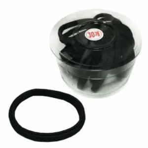 검정고무줄 30P 어린이머리끈 머리고무밴드 기본머리