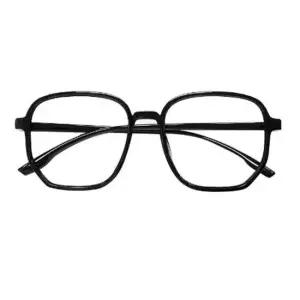 투명안경테 사각 패션 뿔테 투명 안경테 블랙