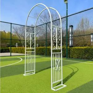 정원 아치 지지대 프레임 지주대 덩굴 펜스 대문 공원 아치형 철제 넝쿨지지대 꾸미기 대형
