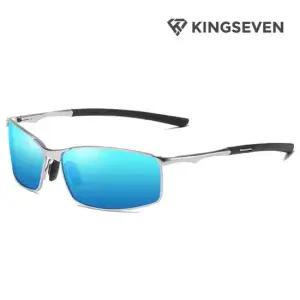 킹세븐 남성 스포츠 선글라스 편광 미러 블루미러