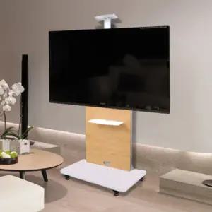 이동식 TV 스탠드 원목 T60 티비 거치대 TV선반 - 지아이엘 제조
