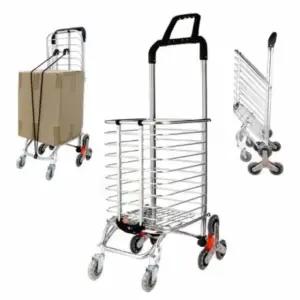 접이식 알루미늄 쇼핑카트 핸드카트 시장용 수레 다용도 폴딩 카트 (WFJ5AUQ)