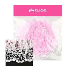 고품질 흰색 도트 레이스 장식 블라우스 여성용 의류 땡땡이 (WFJQH6E)