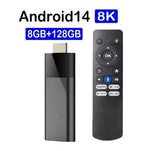 스마트 호환 TV 스틱 안드로이드 14 Q12 8K 박스 올위너 H313 듀얼 와이파이 5G 블루투스 8GB 32GB 64GB 미