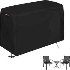 로넬 파티오 비스트로 세트 커버 헤비 듀티 방수 야외 테이블 및 의자 가구 /2 - 62 L x 22 W 30 H