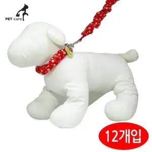 고품질 소견용 반짝이 곱창 목줄 1판 12개입 (WFJQMAT)