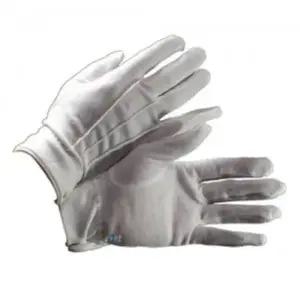 예식 용 흰장갑 1개 행사 경비용 단추형 운전 기사 속장갑 면소재 장갑 (WFJ5FGM)