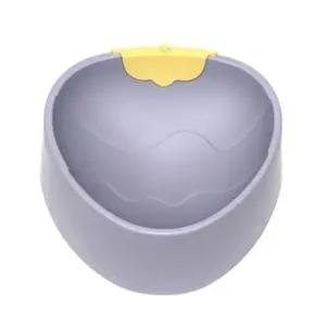 강아지 식기 차콜 색상 딸기 디자인 웰빙 펫사료 그릇 편리한 양념 (WFJ4QEM)