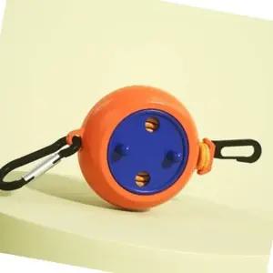 휴대용 빨랫줄 다용도 기계식 빨래걸이 오렌지색 10M 베란다 외부 끈 (WFJ5232)