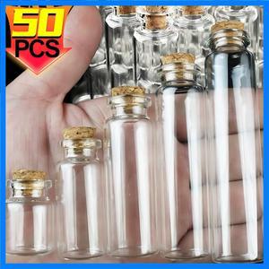 코르크 마개와 50/10PCS 미니 유리 병 DIY 장식 미니 유리 병 코르크 메시지 유리 병 소원 병 도매