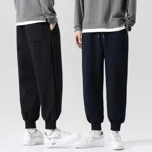 바지 남성 허리밴딩 골덴 트레이닝 조거 팬츠 캐주얼