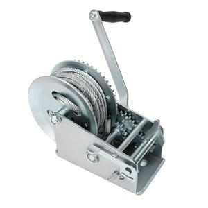 [미국배송] 블랙호스 레이싱 3500파운드 핸드 윈치(33FT 케이블 포함) ATV RV 보트 트레일러 트럭 마린 윈치 헤비 듀티 크랭크 후크 포함 하드 스틸 2 기어 수동