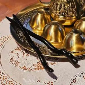 흑단목 비녀 나무 일자 비녀