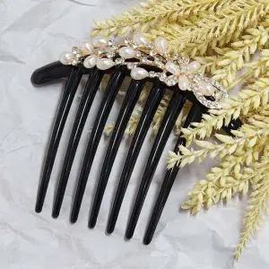 올림머리 헤어빗핀 머리장식 뒤꽂이 헤어삔 나뭇가지