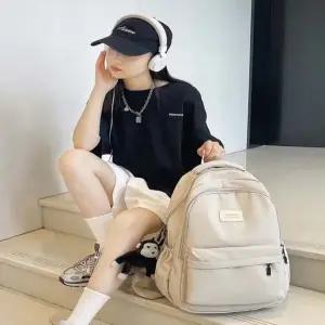 남녀공용 심플 고릴라키링 생활방수 학생 캐주얼 백팩 학생백팩 백팩 학생가방 신학기가방 캐주얼백팩