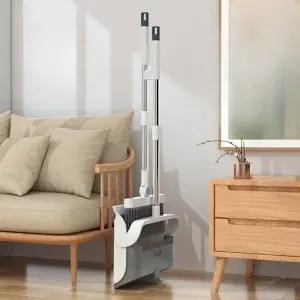 코어스 빗자루 쓰레받이 스퀴지 각도조절 청소용품 사무실 방거실 청소 (WFJ5XG2)