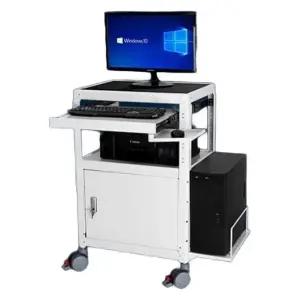 모니터 선반 트롤리 웨건 이동식 스탠드 카트