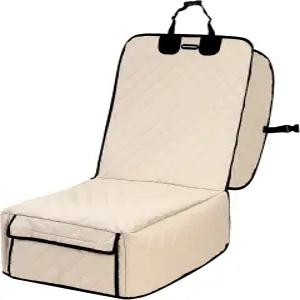 팻티 차우쇼 개 카시트 반려동물용 100 방수 보호대 앞좌석 스크래치 방지 자동차 트럭 및 SUV용 미끄럼