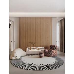 북유럽 원형러그 거실 대형 카페트 인테리어 식탁 특대형 데코뷰 사계절 램스울 먼지없는