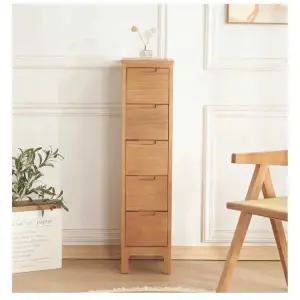 틈새 원목수납장 슬림 서랍장 폭좁은 옷정리 보관함