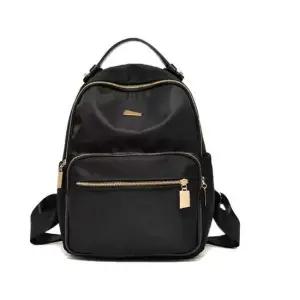 심플 방수 블랙골드 하리 백팩 블랙 백팩 기본백팩 대용량가방 여행용가방 수납가방