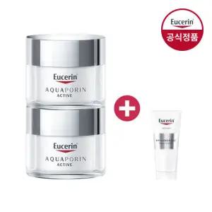 유세린 아쿠아포린 액티브 포 노멀 투 컴비네이션 스킨 50ml 2개 (증)나이트크림 7ml