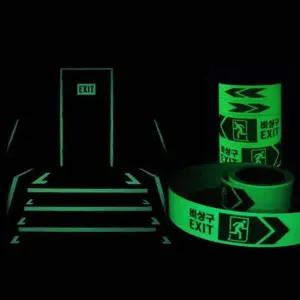 비상구 축광 유도테이프 폭 50mm 길이 10M (WFK6HS1)