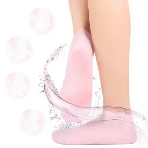 풋케어 보습양말 실리콘 덧신 뒤꿈치 패드 각질관리 발보습 수면양말