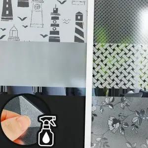 창문 썬팅 필름 무점착 유리창 사생활 창문 암막 시트지 차단 블라인드