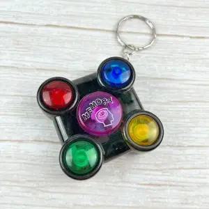 기억력 발달 led 게임기 열쇠고리 키링 W9474AA