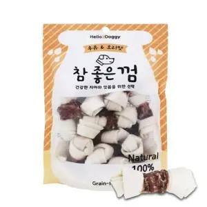 헬로도기 오리맛 참 우유 좋은껌 강아지 15P 간식 (WFJ7XBS)