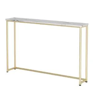 폭좁은테이블 틈새 긴 뒤 테이블 소파 침대 선반