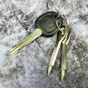 미니 드라이버 키링 실버 십자 일자 열쇠고리 키홀더 (WFK9236)