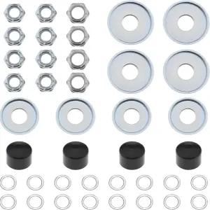 디어 만들기 2세트 유니버설 스케이트보드/스케이트 트럭 리빌드 키트에는 상하 부싱 와셔 피벗 컵 킹핀