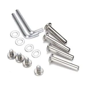 OD 15인치/64인치(6mm) 샤프트 육각 소켓 나사 인라인 스케이트 휠 롤러 블레이드 교체 축 수리 키트(설치