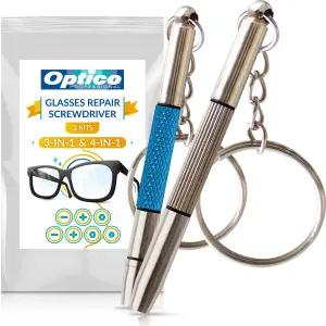 옵티코 안경 수리 키트 및 시계 수리용 미니 드라이버 세트(콤보)