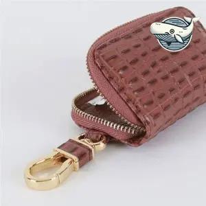 다용도 카드 지갑 지퍼 키홀더 소가죽 WFGVHHN