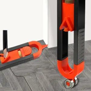 라인 마킹 정밀 베어링 게이지 스크라이빙 도구 형틀 스틸 포인터 작업용 다용도 설치용 바닥재 윤곽 가구