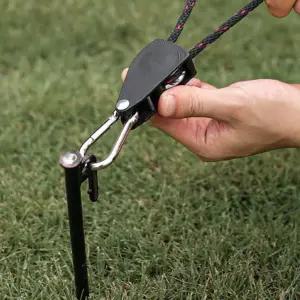 [하프클럽/]로프라쳇 타프 스트링 텐트 캠핑 스토퍼 고정끈 강력