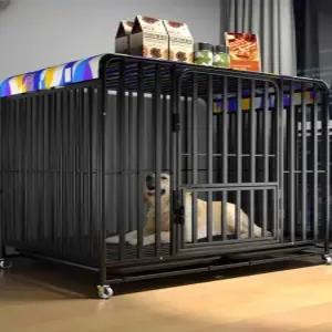 대형견사 스텐 개집 조립식 실내 블랙