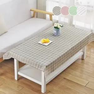 직사각 방수 식탁보 체크 135X90 방수테이블보 테이블 (WFK92SQ)