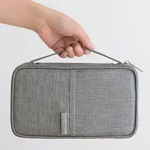 고품질 여권 멀티 케이스 카드 지갑 파우치 여행 수납 소형 (WFK9FPW)