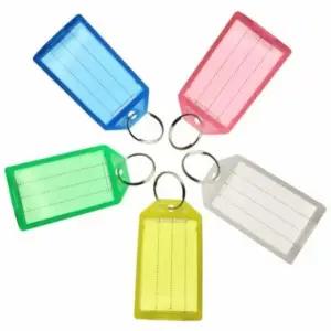 고품질 네임텍 이름표 열쇠고리 네임텍 10P 컬러번호표 (WFK9GWG)